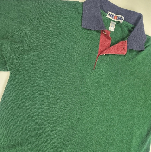 Jerzees Vintage Multi Color Polo Shirt - Picture 2 of 6